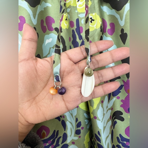 Zara Flowy Green Floral Pants Size XS NWT 194 - Picture 7 of 15